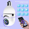 WiFi CAMERA 1080P Bulb 4X Zoom Camera E27 Home 5GWiFi Alarm Monitor - DE ZEN