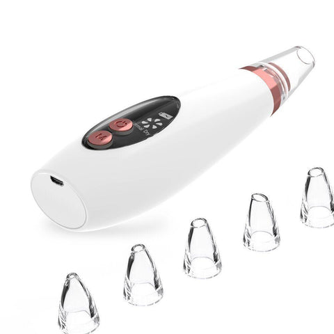 Blackhead Pore Vacuum Cleaner Nose Cleanser Blackheads Remover Blackhead Acne Removal Button Face Suction Beauty Skin Care Tool - DE ZEN