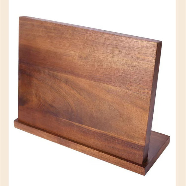 Solid Wood Magnetic Knife Holder | Multifunctional Kitchen Storage for Easy Access & Organization