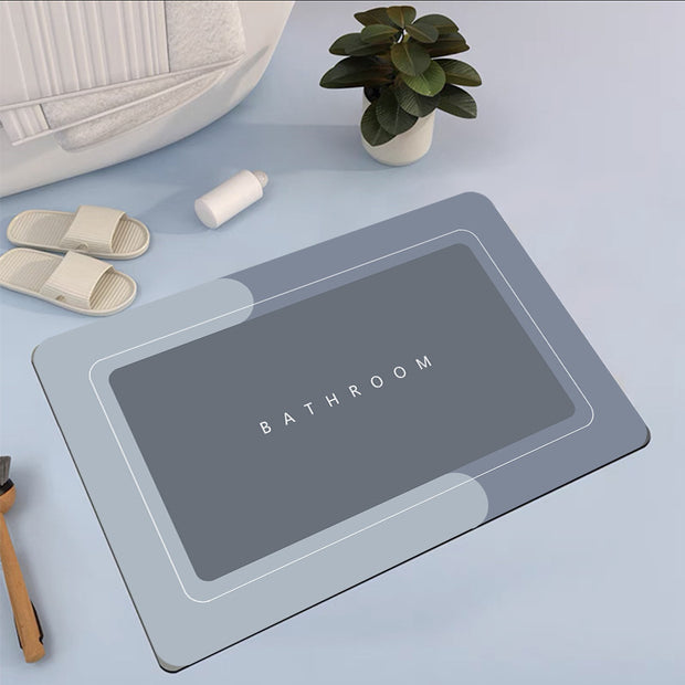 Bathroom Absorbent & Quick-Drying Floor Mat | Soft, High-Absorption Bathroom Rug for Fast Drying & Comfort