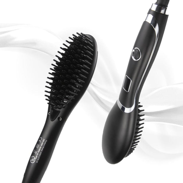 Hair Straightener Comb | Electric Brush Comb for Effortless Styling & Auto Hair Straightening Iron