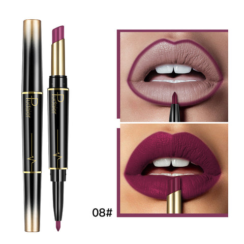 Double Lipstick Lip Liner | Dual-Ended Lip Liner & Lipstick for Defined Lips & Bold Color