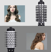 Professional Hair Dryer & Rotary Brush | 2-in-1 Multifunction Hair Curler & Curling Iron Wand Styling Tool