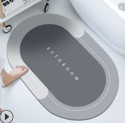 Bathroom Absorbent & Quick-Drying Floor Mat | Soft, High-Absorption Bathroom Rug for Fast Drying & Comfort
