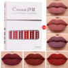 6 Boxes Of Matte Non-stick Cup Waterproof Lipstick Long Lasting Lip Gloss - DE ZEN