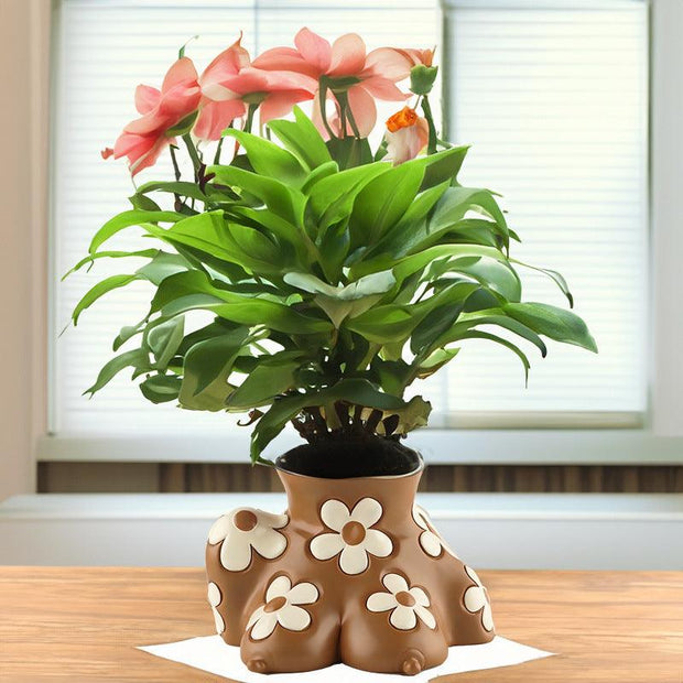 Creative Resin Body Art Flowerpot
