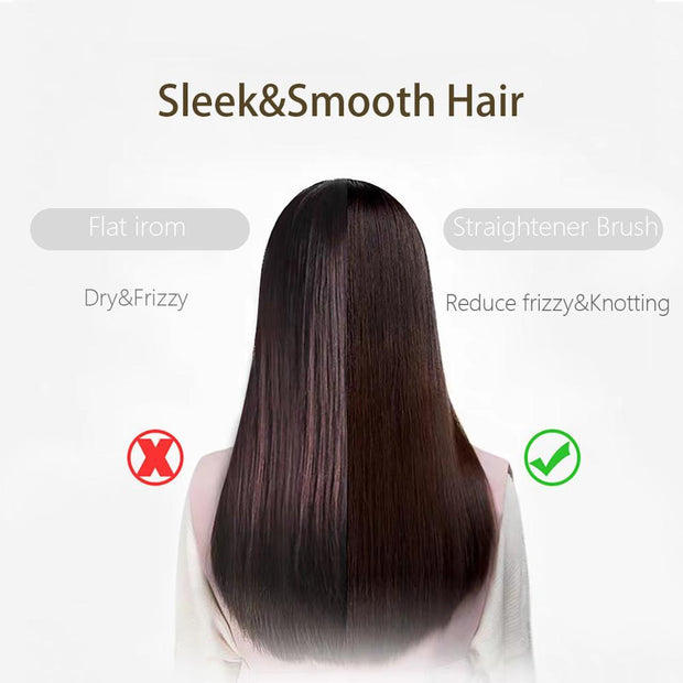 Hair Straightener Comb | Electric Brush Comb for Effortless Styling & Auto Hair Straightening Iron