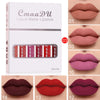 6 Boxes Of Matte Non-stick Cup Waterproof Lipstick Long Lasting Lip Gloss - DE ZEN