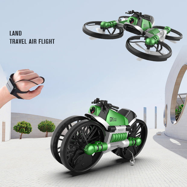 WiFi FPV RC Drone Motorcycle 2-in-1 - Foldable Quadcopter