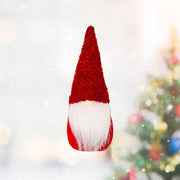 Weihnachtsdekorationen aus Strickanhängern | Festliche Weihnachtsdekorationen für Baum und Heimdekoration