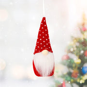 Weihnachtsdekorationen aus Strickanhängern | Festliche Weihnachtsdekorationen für Baum und Heimdekoration