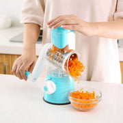 Hand Drum Rotary Grater | Manual Vegetable & Cheese Grater for Effortless Shredding and Slicing