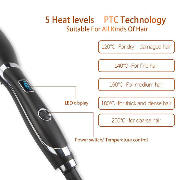 Hair Straightener Comb | Electric Brush Comb for Effortless Styling & Auto Hair Straightening Iron