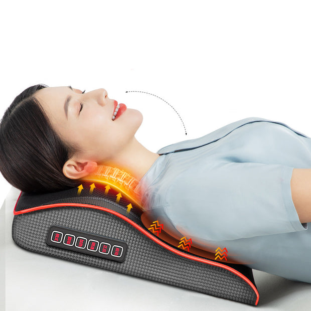Electric Back Massager Pillow | Body & Neck Massage with Heat for Pain Relief & Relaxation