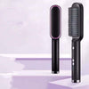 New 2 In 1 Hair Straightener Hot Comb Negative Ion Curling Tong Dual-purpose Electric Hair Brush - DE ZEN