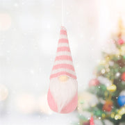 Weihnachtsdekorationen aus Strickanhängern | Festliche Weihnachtsdekorationen für Baum und Heimdekoration