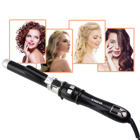 Rotating Curling Iron | Automatic Hair Curler & 30s Instant Heat Auto Hair Waver for Effortless Styling
