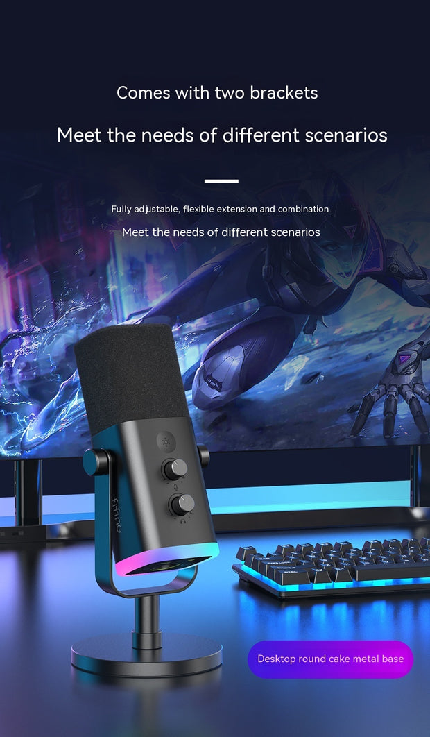 Dynamic Noise Reduction Multifunctional Microphone – Clear Sound, High-Performance, Versatile Use