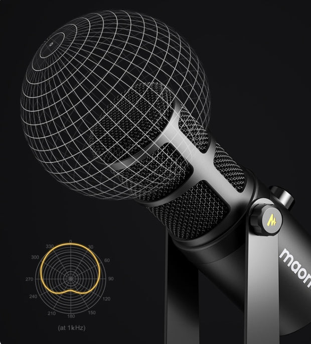 Tianwang Core XLR Microphone with Recording Equipment – High-Performance Moving Coil Microphone for Live Radio & Computer