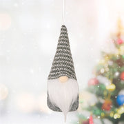 Weihnachtsdekorationen aus Strickanhängern | Festliche Weihnachtsdekorationen für Baum und Heimdekoration