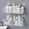 Wall-Mounted Bathroom Shelf No Drill Shower Shampoo Organizer Toilet Accessories - DE ZEN