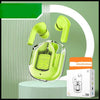 New Mini Transparent Wireless Bluetooth Headset Digital Display ENC Noise Reduction True Wireless Sports Music - DE ZEN