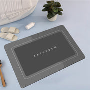 Bathroom Absorbent & Quick-Drying Floor Mat | Soft, High-Absorption Bathroom Rug for Fast Drying & Comfort
