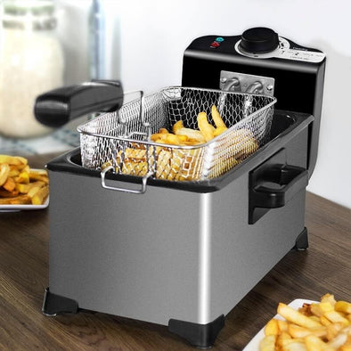 Household 3L French Fries Electromechanical Fryer - DE ZEN