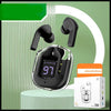 New Mini Transparent Wireless Bluetooth Headset Digital Display ENC Noise Reduction True Wireless Sports Music - DE ZEN