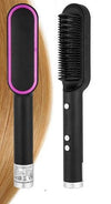 New 2 In 1 Hair Straightener Hot Comb Negative Ion Curling Tong Dual-purpose Electric Hair Brush - DE ZEN