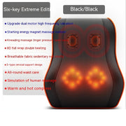 Electric Back Massager Pillow | Body & Neck Massage with Heat for Pain Relief & Relaxation