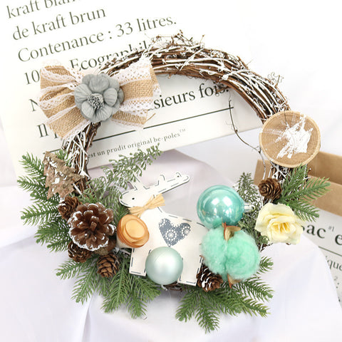 Premium Christmas Garland Window Decorations | Festive Holiday Garland for Windows & Home Décor