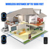 Wireless Door Bells Waterproof Long Range Plug In Home Cordless Doorbell - DE ZEN