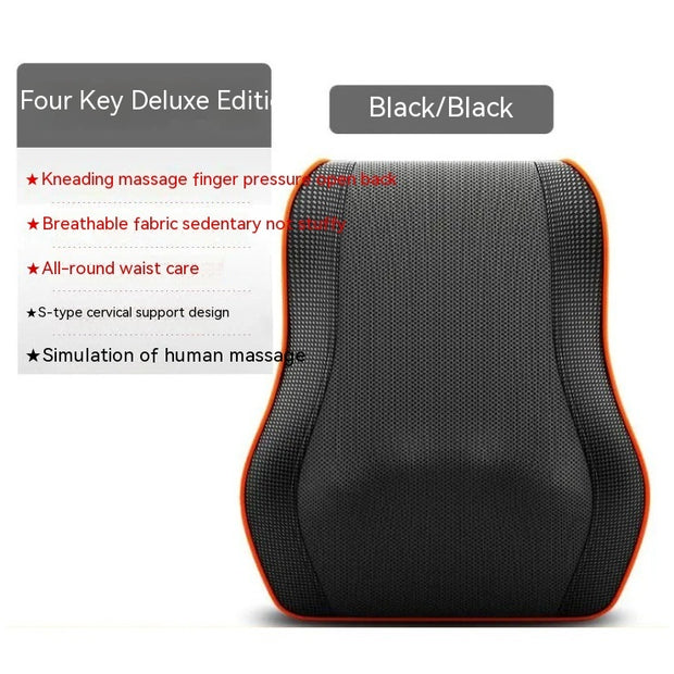 Electric Back Massager Pillow | Body & Neck Massage with Heat for Pain Relief & Relaxation