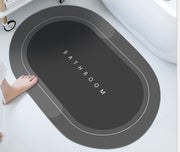 Bathroom Absorbent & Quick-Drying Floor Mat | Soft, High-Absorption Bathroom Rug for Fast Drying & Comfort