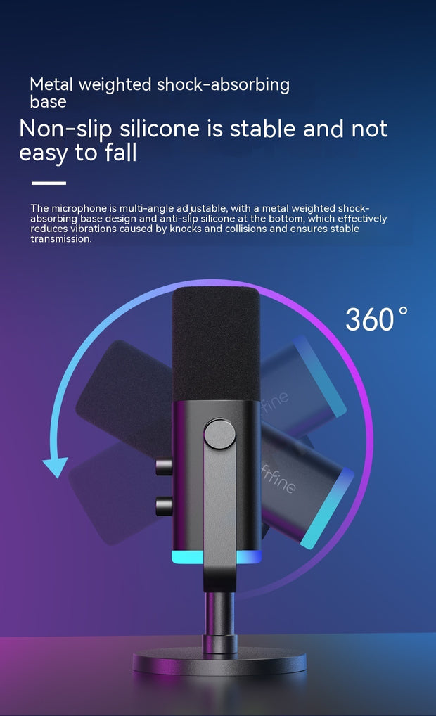 Dynamic Noise Reduction Multifunctional Microphone – Clear Sound, High-Performance, Versatile Use