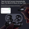 Ear Clip Bone Conduction Headphone Bluetooth 5.2 HIFI Wireless Earphone Touch Handsfree Sports Noise Cancelling Headset With Mic - DE ZEN