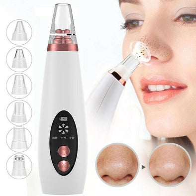 Blackhead Pore Vacuum Cleaner Nose Cleanser Blackheads Remover Blackhead Acne Removal Button Face Suction Beauty Skin Care Tool - DE ZEN