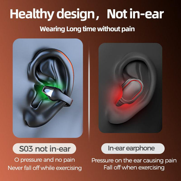 Ear Clip Bone Conduction Headphone