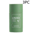 Cleansing Green Tea Mask Clay Stick Oil Control Anti-Acne Whitening Seaweed Mask Skin Care - DE ZEN