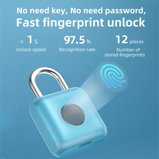 Smart Anti-Theft Fingerprint Padlock