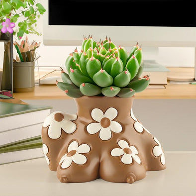 Creative Resin Body Art Flowerpot