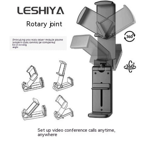Multifunctional Lazy Phone Holder | Foldable & Rotating Stand for Business Trips, Travel, Office, & Binge-Watching