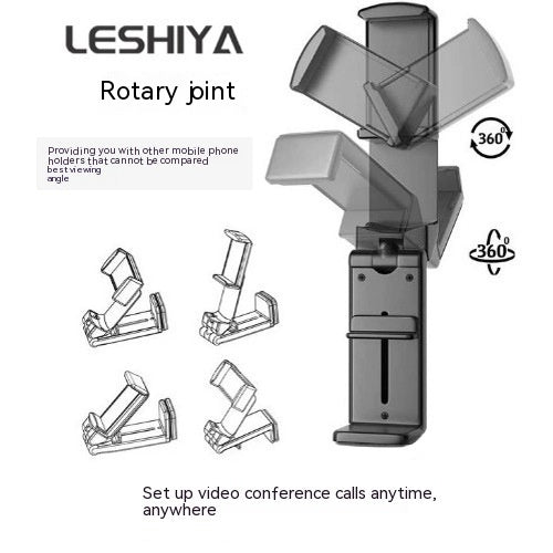 Multifunctional Lazy Phone Holder | Foldable & Rotating Stand for Business Trips, Travel, Office, & Binge-Watching