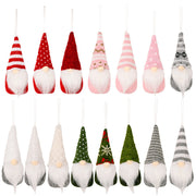 Weihnachtsdekorationen aus Strickanhängern | Festliche Weihnachtsdekorationen für Baum und Heimdekoration