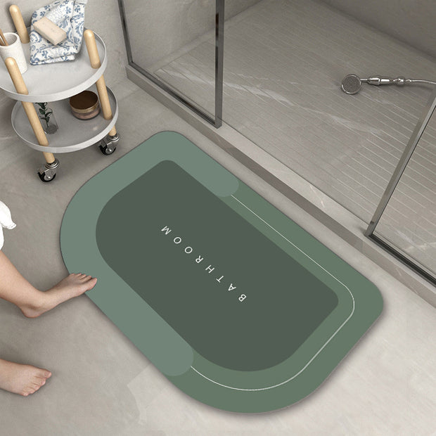 Bathroom Absorbent & Quick-Drying Floor Mat | Soft, High-Absorption Bathroom Rug for Fast Drying & Comfort