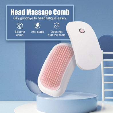 Electric Scalp Massager Scalp Massage Machine Head Massager Scraper Head Scratcher Mini Hair Massage Scalp Scrub Brush - DE ZEN